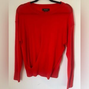 Isabel Marant Cashmere and Silk Blend Sweater Orange Size 36